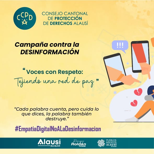 ¡Alausí dice NO a la violencia digital y a la desinformación!