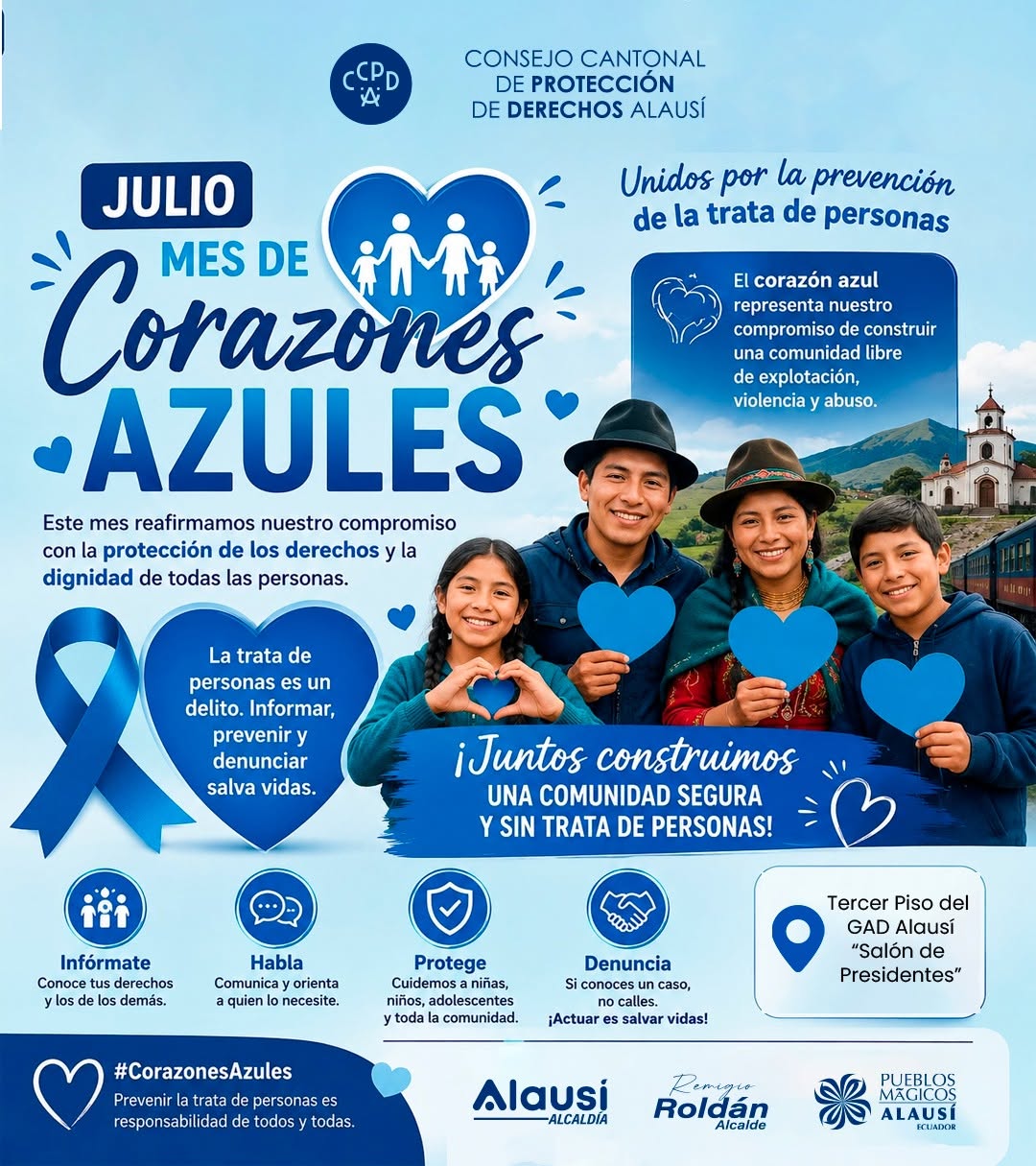 Julio: Mes de Corazones Azules